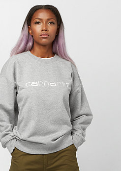 Carhartt WIP Sweatshirt grey heather/white 