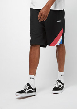 SNIPES Block Shorts black/red/white/blue 