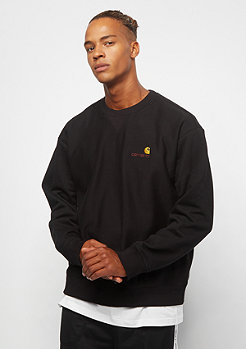 Carhartt WIP American Script Sweatshirt black 