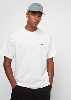 Carhartt WIP S/S Script Embroidery white/black 