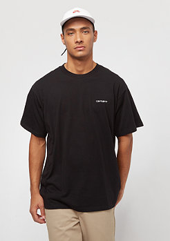 Carhartt WIP S/S Script Embroidery black/white 