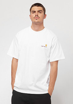 Carhartt WIP S/S American Script white 
