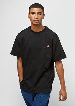 Carhartt WIP S/S American Script black 