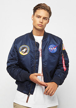 Alpha Industries MA-1VF NASA re. blue 