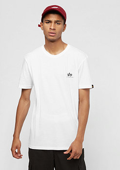Alpha Industries Basic Small Logo white 