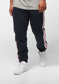 Urban Classics 3-Tone Side Stripe Terry navy/white/red 