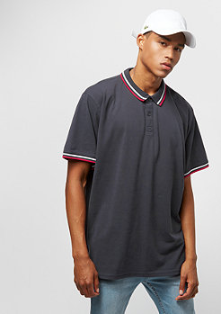 Urban Classics Oversize Double Stripe navy/white/fire red 