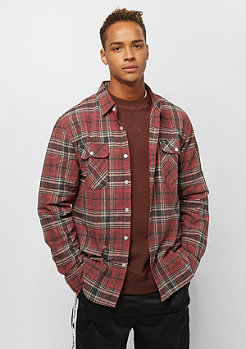 Brixton Bowery Flannel brick/steel 