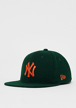 New Era 9Fifty MLB New York Yankees Winter Melton dark green/orange 