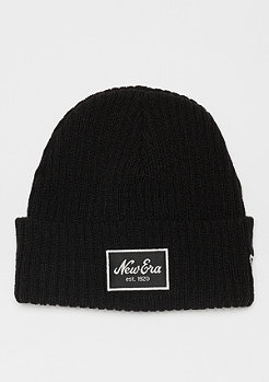 New Era Long Knit Winter Utility Short black/optic white 