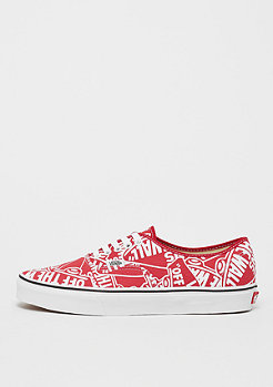 VANS UA Authentic OTW repeat red/true white 