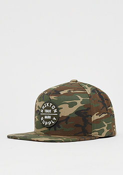 Brixton Oath III Snap olive camo 