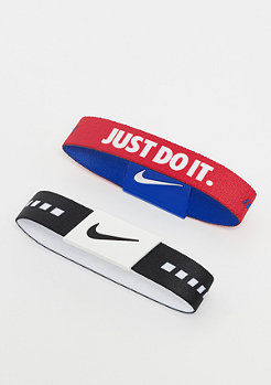 NIKE Baller Bands black/white/university red/racer blue 