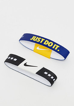 NIKE Baller Bands black/white/rush blue/white 