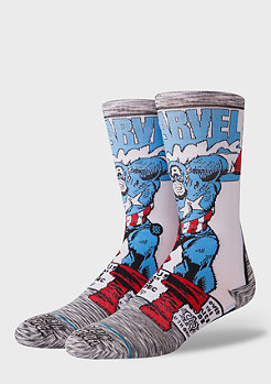 Stance Foundation Captain America Comic grey 