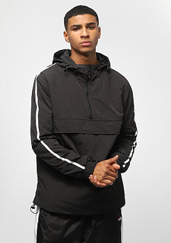 Urban Classics Crinkle Nylon Pull Over Jacket blk/wht 