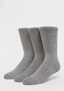 Stance Uncommon Solids Icon 3 Pack grey heather 
