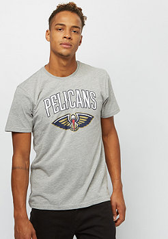 New Era Team Logo Tee New Orleans Pelicans grey 
