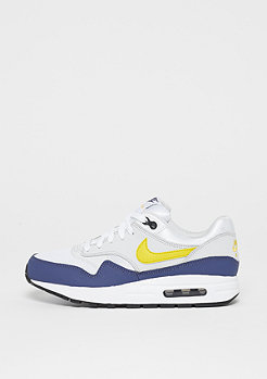 NIKE Air Max 1 (GS) white/tour yellow-blue recall 