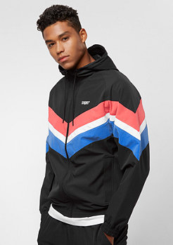 SNIPES Block Windbreaker black/red/white/blue 