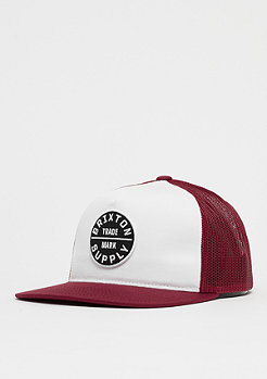 Brixton Oath III Mesh burhundy/white 