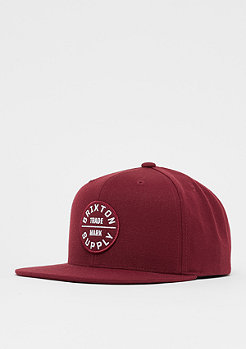 Brixton Oath III Snap burgundy/burgundy 