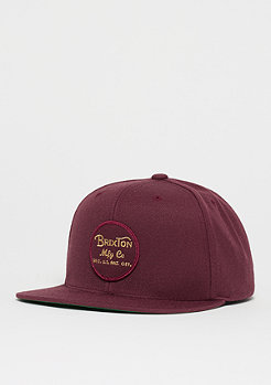 Brixton Wheeler maroon 