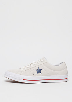 Converse One Star Ox vaporous gray/gym red/white 