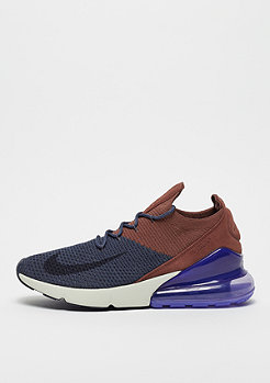 NIKE Air Max 270 Flyknit thunder blue/gridiron/red sepia 