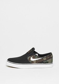 NIKE SB Stefan Janoski Canvas Slip (GS) black/black-gum light brown 