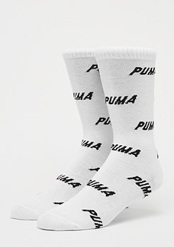 Puma All Over Logo 2P white/black 
