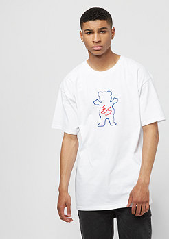 eS x Grizzly T-Shirt Deuce white 
