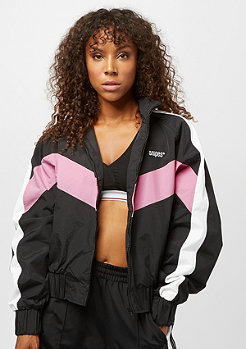 SNIPES Block Trackjacket black white pink 