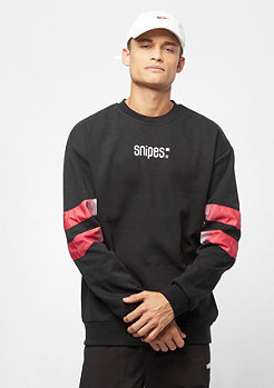 SNIPES Small Basic Logo Crew black/red/white 