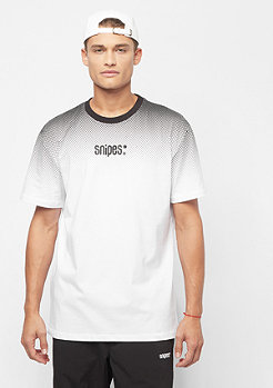 SNIPES Small Basic Logo Gradient Tee white/black 
