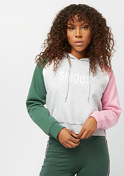 SNIPES Small Basic Logo grey green pink 