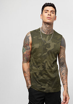 Urban Classics Camo Tanktop olivecamo 