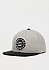 Snapback-Cap Oath III light heather grey/black
