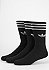 Sportsocke Solid Crew black