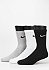 Sport-Socke Value Cotton Crew 3Pack grey heather/black/white
