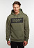 Hooded-Sweatshirt Box Logo olive/black