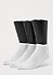 Unisex Invisible Socks 3-Pack white