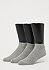 Unisex Invisible Socks 3-Pack grey