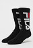 Unisex Normal Socks 2-Pair black