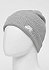 Fisherman dk grey heather/white