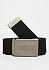 Buckle Belt black/white