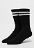 College Socks black/white