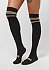 Kneehigh Lurex 1P light black/gold
