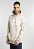 Hooded-Sweatshirt Box Logo sand/white