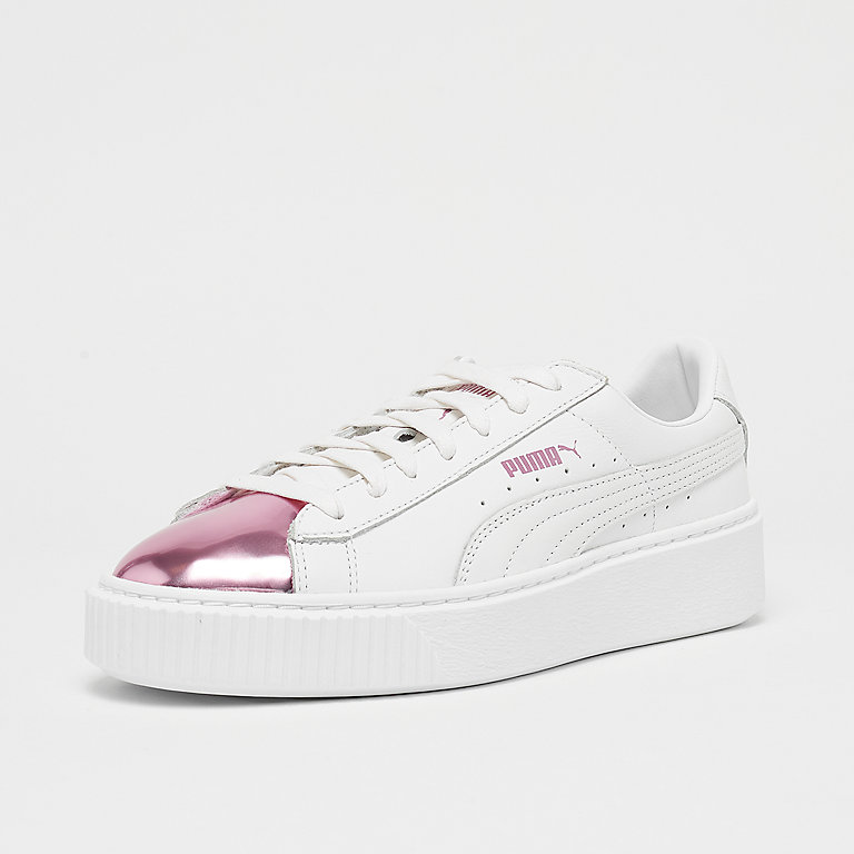 Puma Basket Platform Metallic white pink metallic bei SNIPES Puma Basket Platform Metallic white pink metallic bei SNIPES